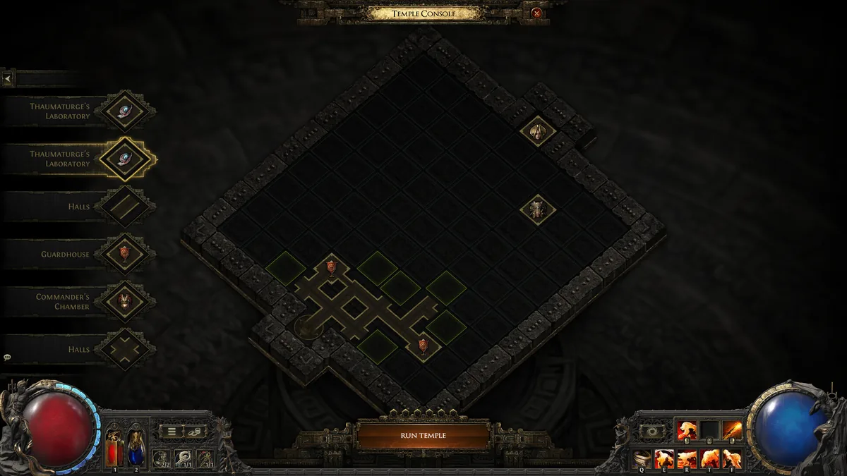 Official Path of Exile 2 map interface showing objective markers used to audit missing permanent rewards